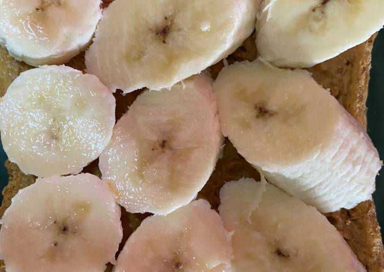 Resep Roti bakar peanut butter banana yang Sempurna