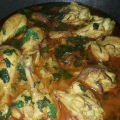 A picture of Chicken curry.
