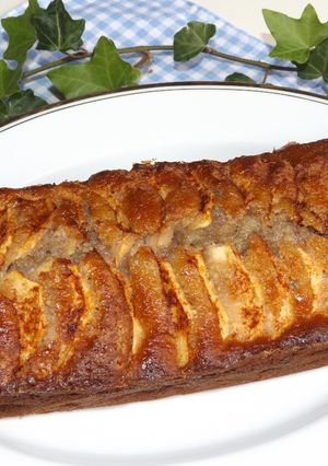 Foto principal de Tarta de manzana con canela y azúcar morena