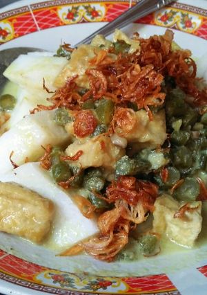 Foto resep Lontong gulai / lontong padang