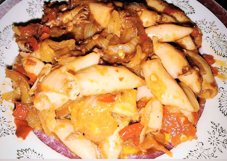 Tumis Cumi Bumbu Terasi