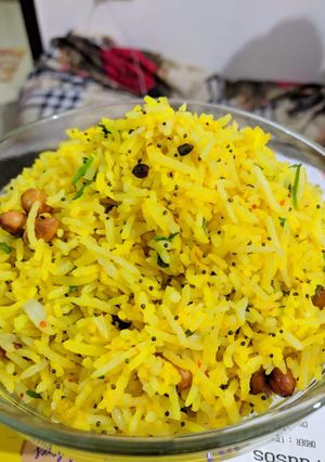 A picture of Lemon Rice.