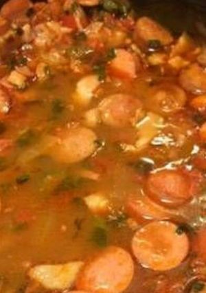 Una foto de Frijoles charros