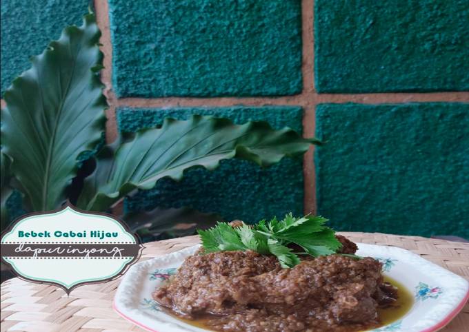 Resep Bebek Cabai Hijau Oleh Dapur InyonG (iRa) - Cookpad