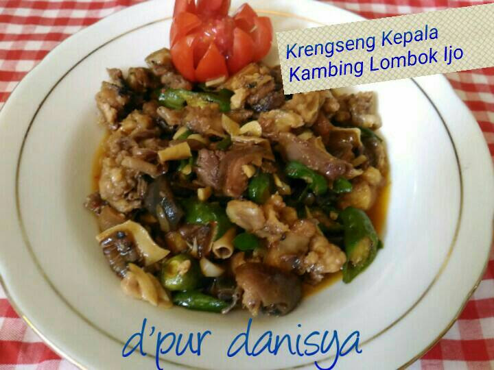 Resep Krengseng Kepala Kambing Lombok Ijo, Lezat Sekali