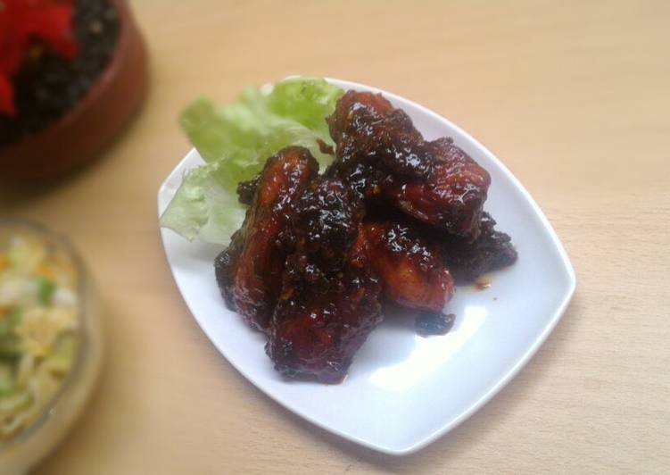 7 Resep: Fried chicken with bbq sauce Kekinian