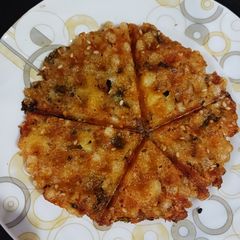 Sabudana waffles A picture of Sabudana waffles.