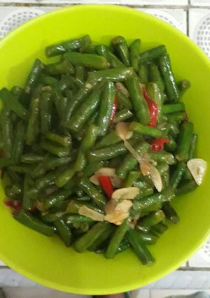 Foto resep Tumis kacang panjang saori
