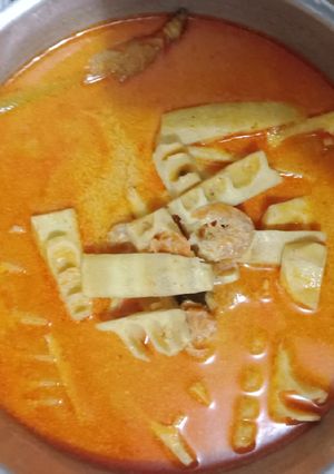 Foto resep Rebung kuah santan