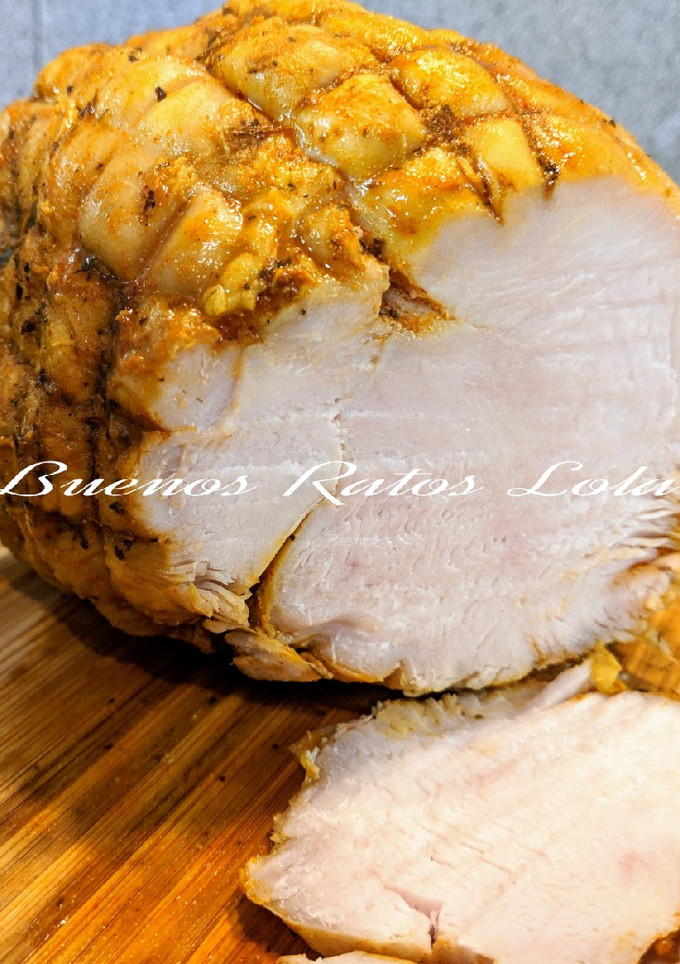 Una foto de Fiambre de pechuga de pavo en crockpot, cocina lenta
