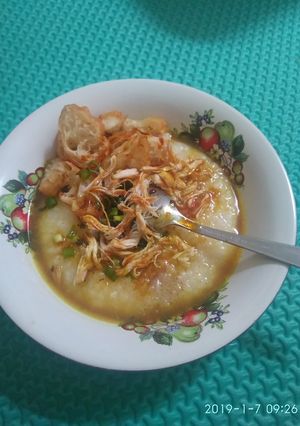 Foto resep Bubur ayam kuah kuning