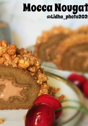Foto resep Mocca nougat rollcake