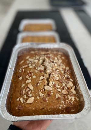 A picture of ❤️Banana Cake Almonds Crushed ❤️.