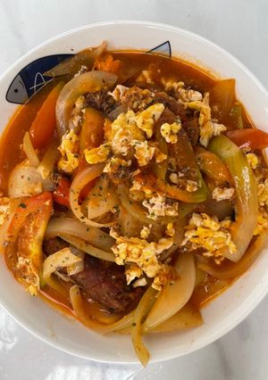 Foto resep Sanden crispy & spicy (resep simple)