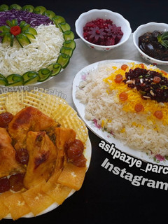 عکسی از دستور مرغ پرتقالی 🌸