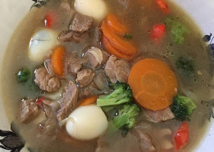 Bagaimana Membuat Beef soup Anti Gagal