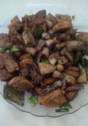 Foto resep cumi tahu asam manis