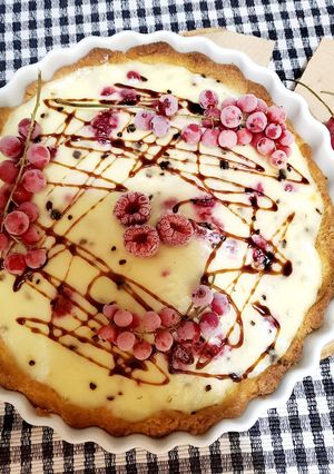 Zdjęcie przepisu Tarta budyniowa.