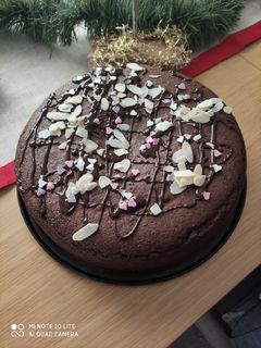 Φωτογραφία της συνταγής Chocolate cake with almond flakes