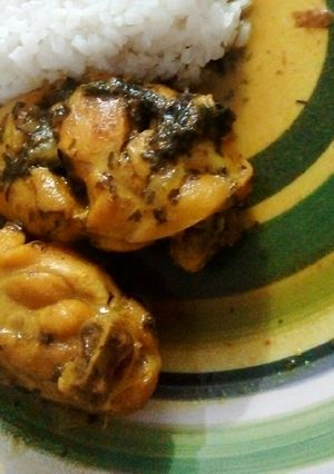 Una foto de Pollo en Cúrcuma