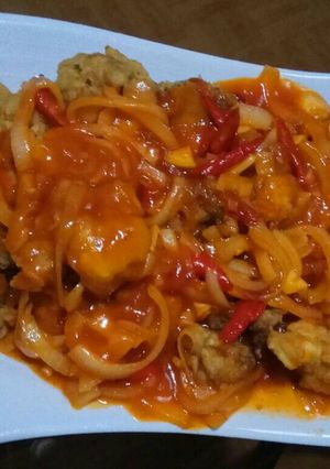 Foto resep Ayam Tepung Asam Manis