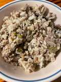 Rice Dressing—Dirty Rice an ancient, authentic, Cajun recipe from Richard (ree-shard) Louisiana