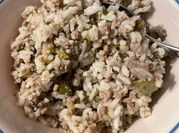 A picture of cajun dirty rice