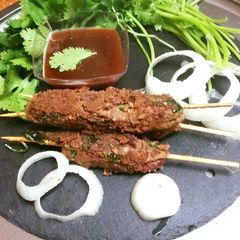 A picture of Rajma Galauti Kebab.