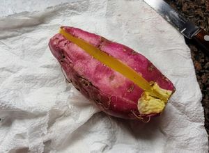 Foto de Batata Doce no Microondas