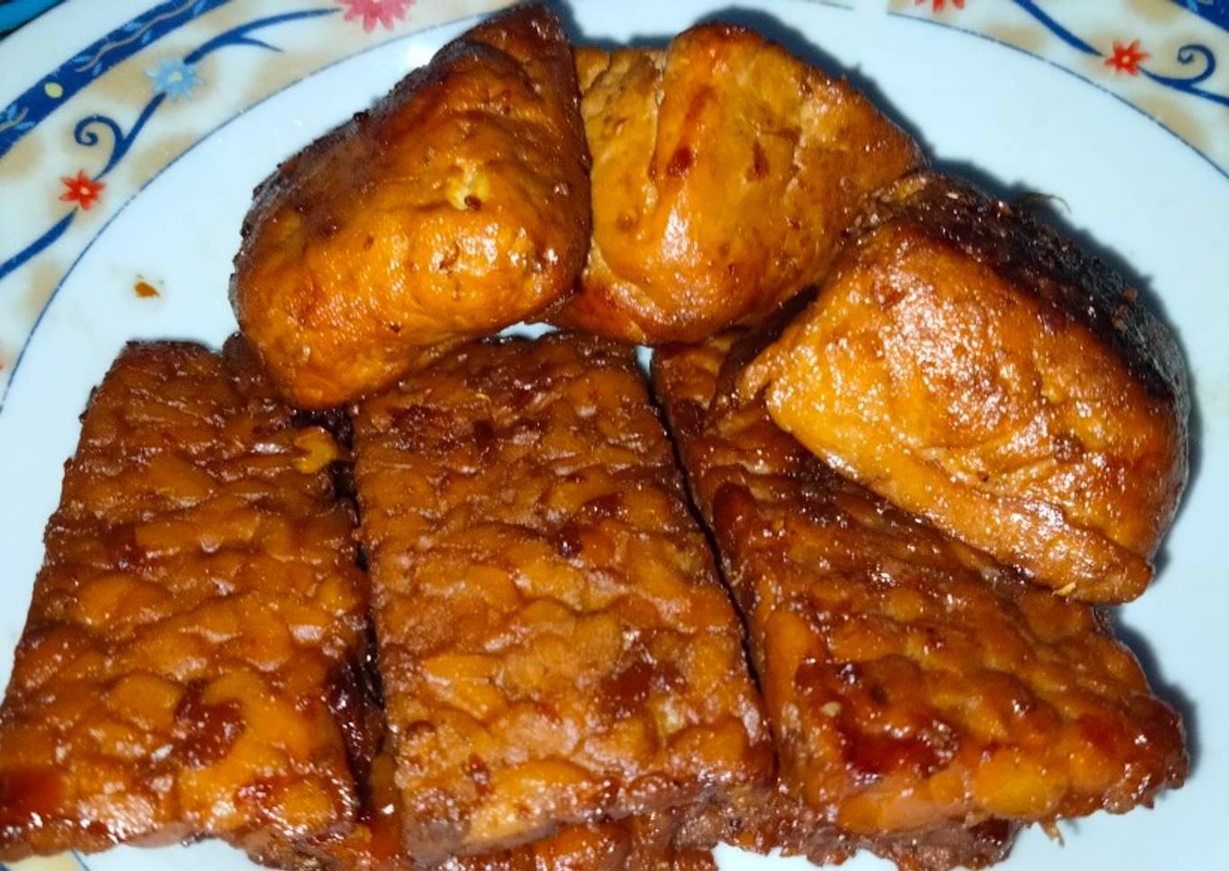Tahu Tempe Bacem