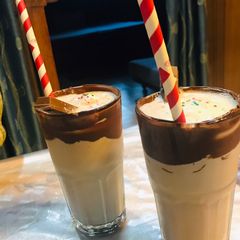 A picture of Chocolate ice cream Shake.