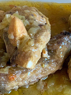 Una foto de Pollo a la canela