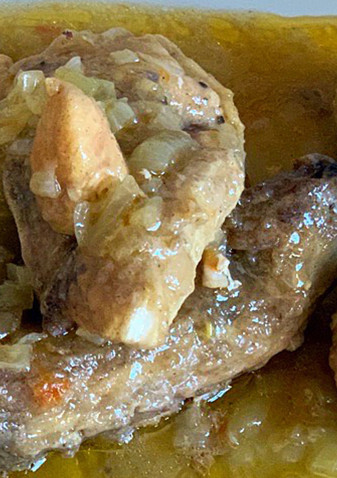 Una foto de Pollo a la canela