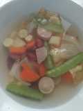 Sup Cemplung Sayuran Kacang Merah