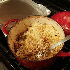 A picture of Chicken Biryani.