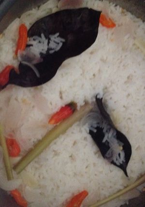 Foto resep Nasi Liwet rice cooker simple