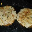 Calabaza asada a la mostaza con queso