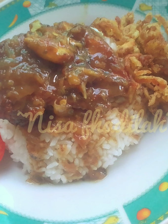 Cara Gampang Menyiapkan Ayam bumbu sambal rujak (pedas, asam, manis, gurih) Rumahan