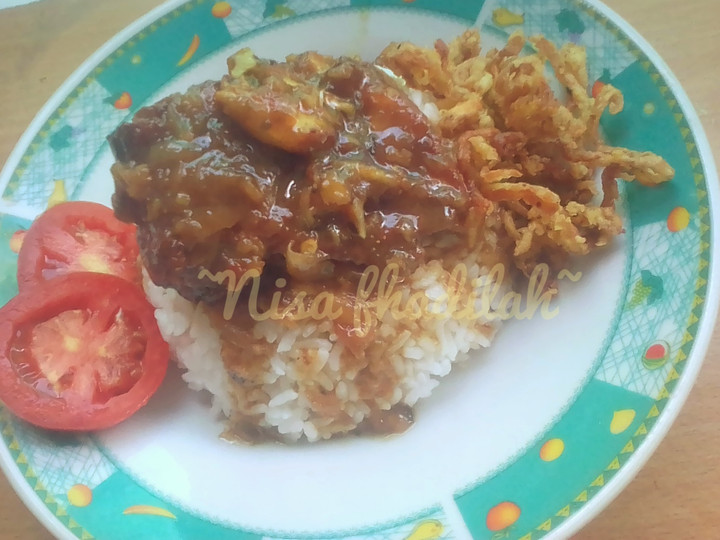 Cara Gampang Menyiapkan Ayam bumbu sambal rujak (pedas, asam, manis, gurih) Rumahan