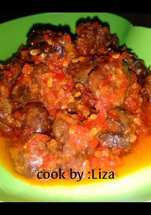 Foto resep Balado ati ampela