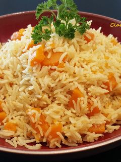 Une photo de Riz au potiron au Thermomix