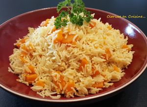 Une photo de Riz au potiron au Thermomix