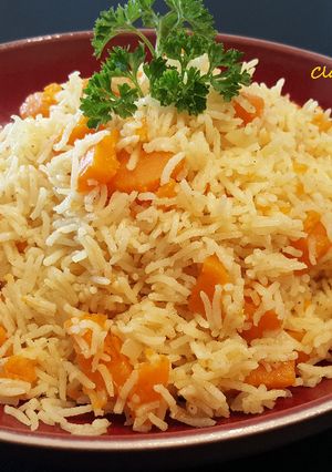 Une photo de Riz au potiron au Thermomix