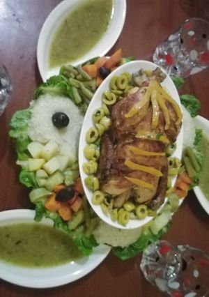 صورة لوصفة دجاجة محمرة بطريقتي