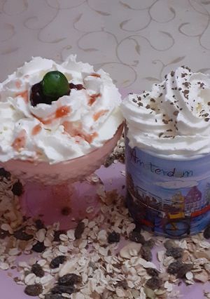 A picture of Wheat Porridge (Daliya) with Milk Healthy Breakfast.
