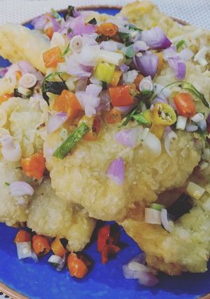 Foto resep Ikan Dori Goreng Tepung Sambal Matah