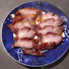A picture of Char siu Roast Pork Slices.