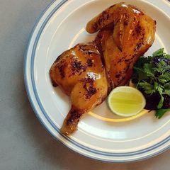 Glazed grilled chicken A picture of Glazed grilled chicken.