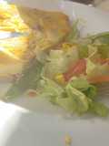 Tortilla de Papa Española con Ensalada Mixta