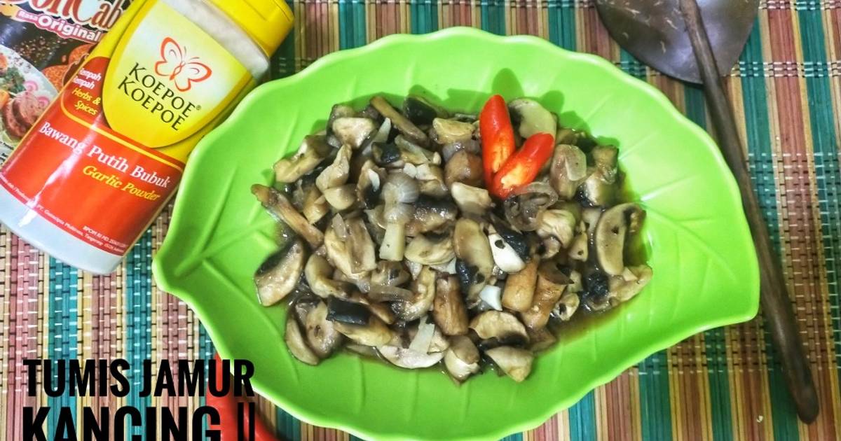 Resep Tumis Jamur Kancing Simple Oleh Indah Karunia Cookpad